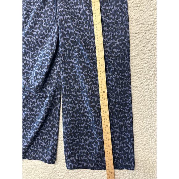 Athleta Avenue Printed Wide Leg Crop Pant Size 10P - Picture 6 of 9